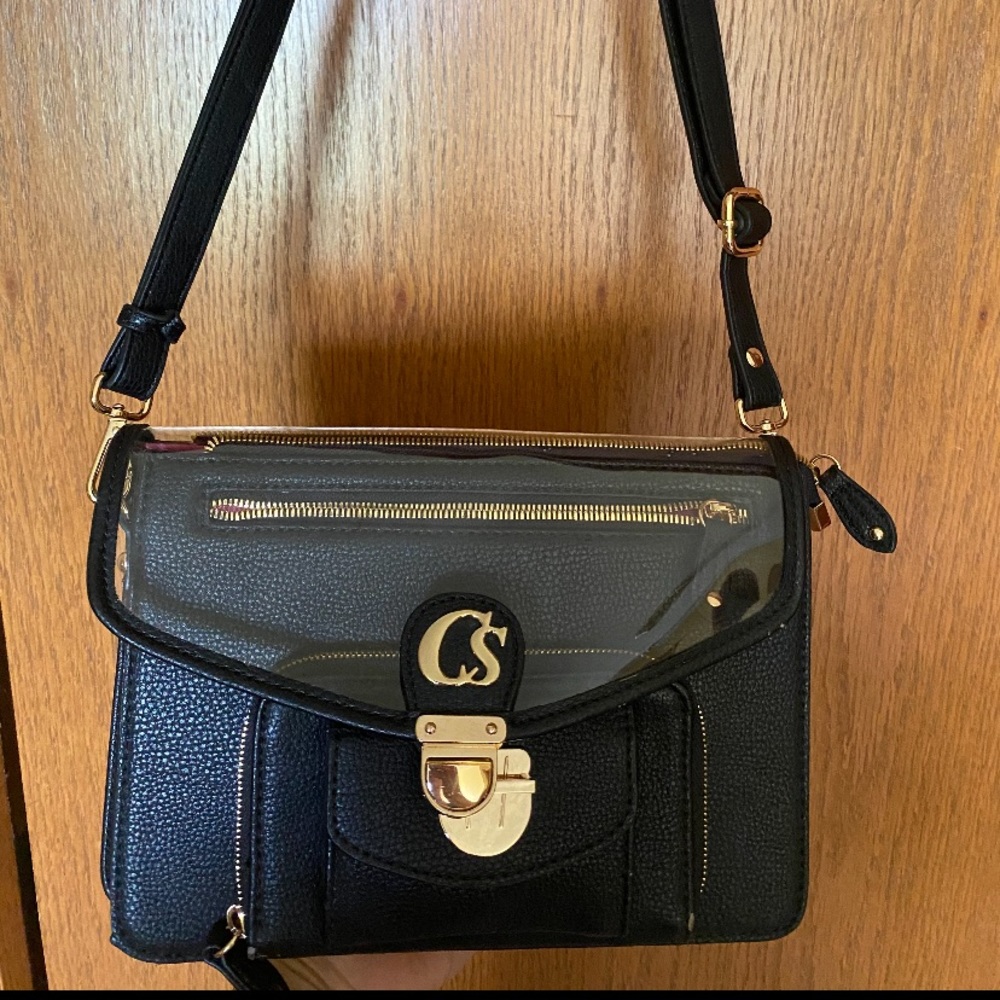 Carmen Steffens black designer purse